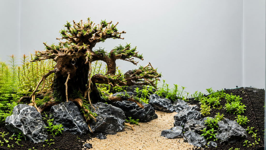 Iwagumi Style Wooden Aquascaping – Create a Natural Forest Layout for Your Aquarium