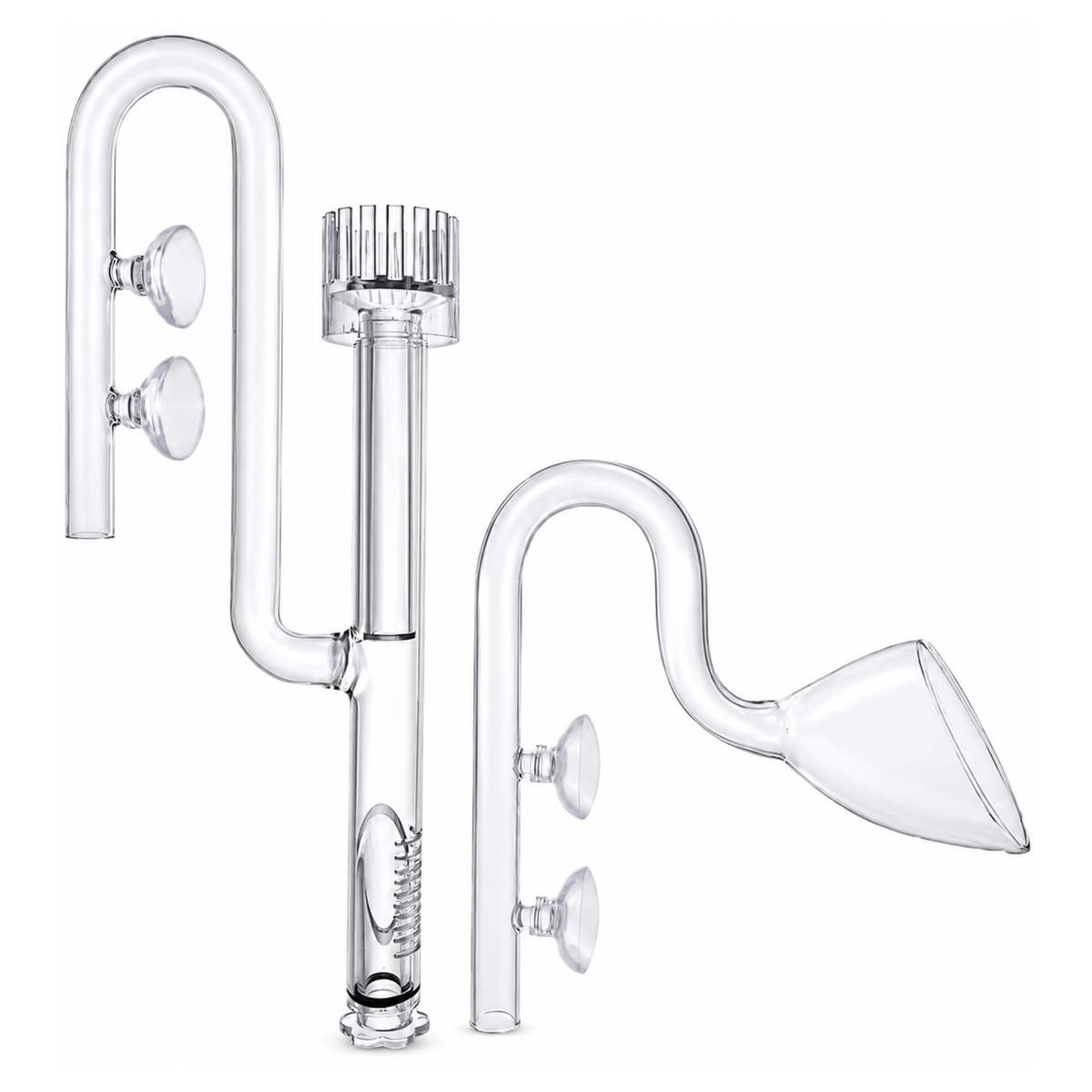 Gadgets Lily Pipe Glass Inlet & Outlet For Canister Filter (19 mm) With skimmer
