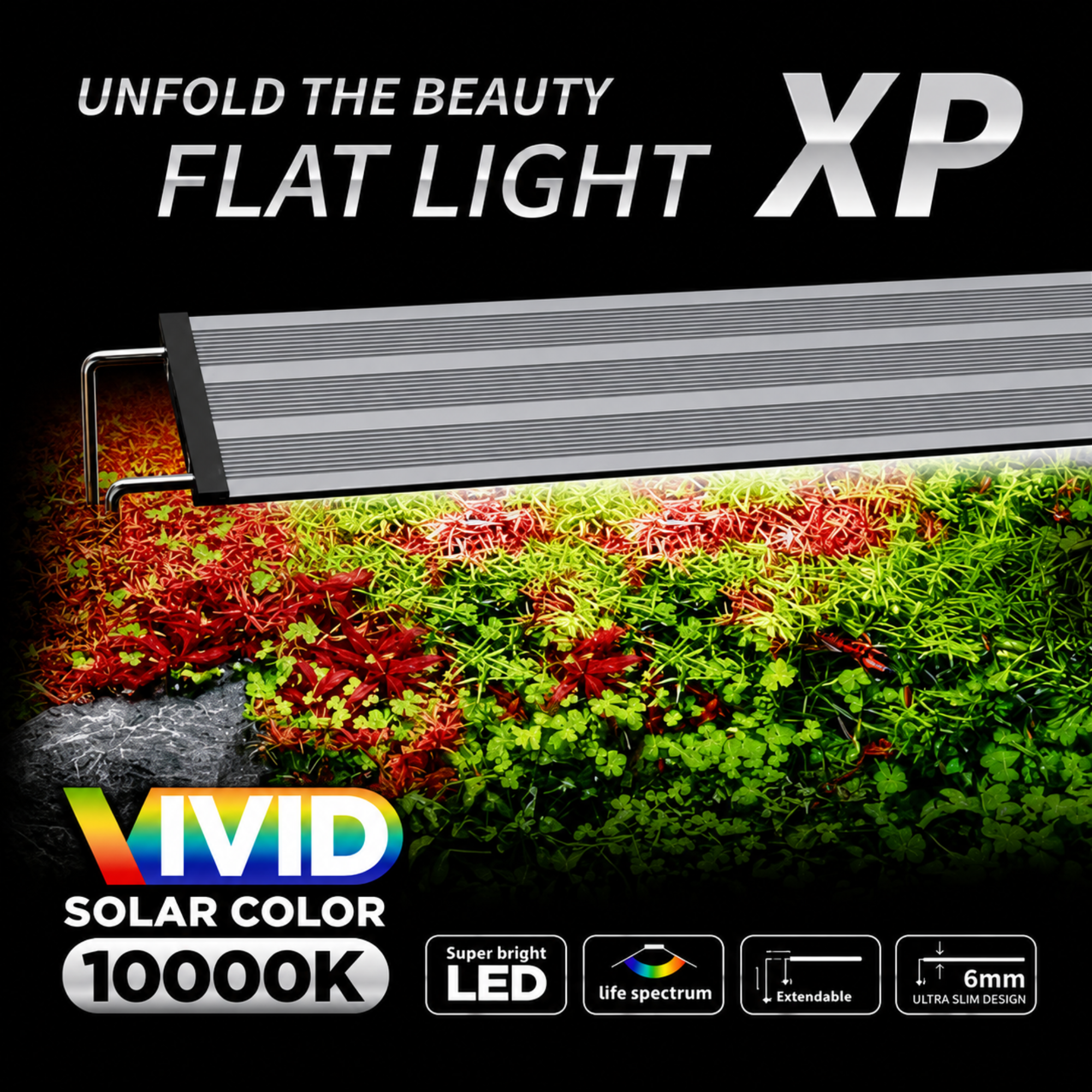Neo Helios XP-300 VIVID Flat Planted Tank Light