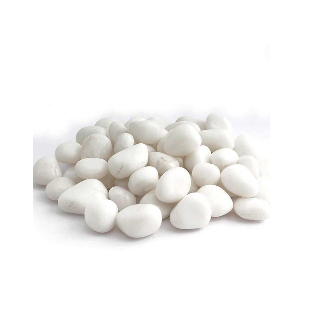 Decor White Pebbles (0.78 Inches) - 1 Kg
