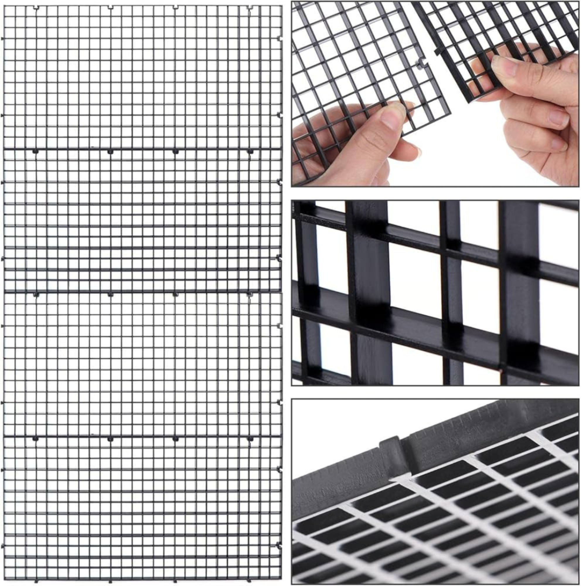 Black Tank Divider Grid & Egg Tray 6*12 Inches Single